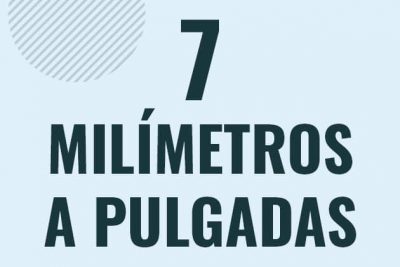 Profesor en pizarra explicando cuanto es 7 milimetros en pulgadas o como pasar de 7 mm a in