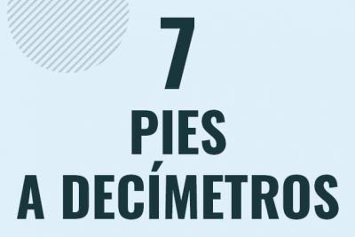 Profesor en pizarra explicando cuanto es 7 pies en decimetros o como pasar de 7 ft a dm