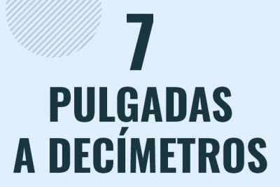 Profesor en pizarra explicando cuanto es 7 pulgadas en decimetros o como pasar de 7 in a dm