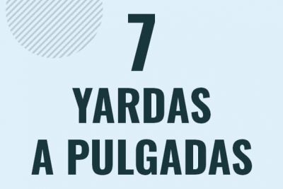 Profesor en pizarra explicando cuanto es 7 yardas en pulgadas o como pasar de 7 yd a in