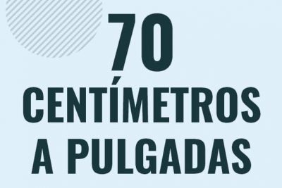 Profesor en pizarra explicando cuanto es 70 centimetros en pulgadas o como pasar de 70 cm a in
