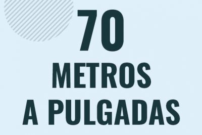 Profesor en pizarra explicando cuanto es 70 metros en pulgadas o como pasar de 70 m a in