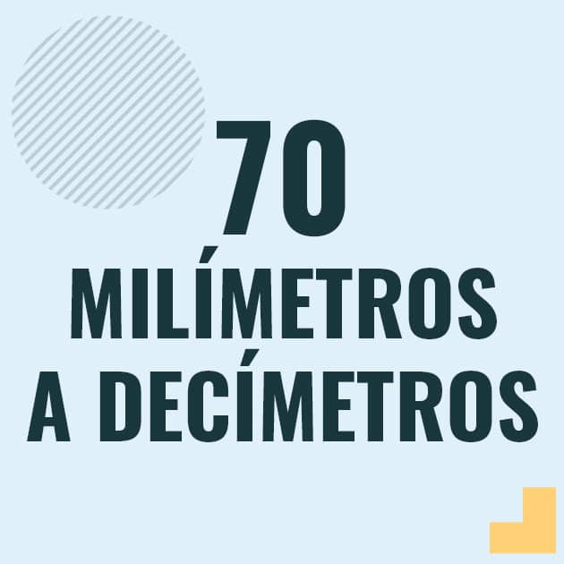 Conversión de 70 milimetros a decimetros Profesor en pizarra explicando cuanto es 70 milimetros en decimetros o como pasar de 70 mm a dm