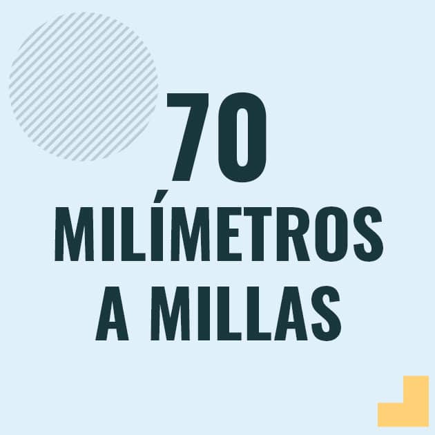 Conversión de 70 milimetros a millas Profesor en pizarra explicando cuanto es 70 milimetros en millas o como pasar de 70 mm a mi