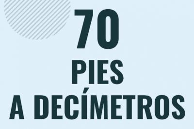 Profesor en pizarra explicando cuanto es 70 pies en decimetros o como pasar de 70 ft a dm