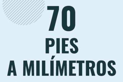 Profesor en pizarra explicando cuanto es 70 pies en milimetros o como pasar de 70 ft a mm