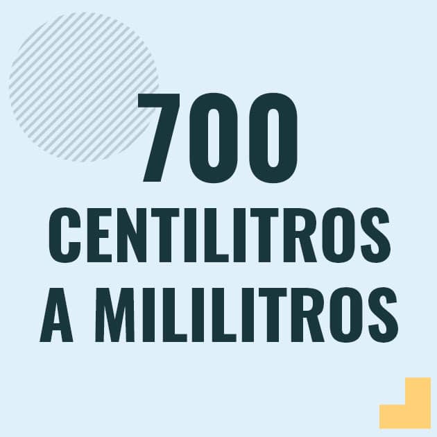 Conversión de 700 centilitros a mililitros Profesor en pizarra explicando cuanto es 700 centilitros en mililitros o como pasar de 700 cl a ml