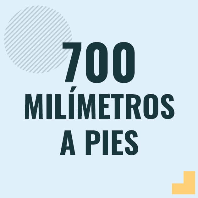 Conversión de 700 milimetros a pies Profesor en pizarra explicando cuanto es 700 milimetros en pies o como pasar de 700 mm a ft