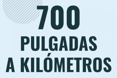 Profesor en pizarra explicando cuanto es 700 pulgadas en kilometros o como pasar de 700 in a km