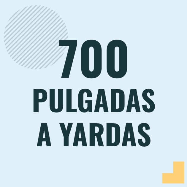 Conversión de 700 pulgadas a yardas Profesor en pizarra explicando cuanto es 700 pulgadas en yardas o como pasar de 700 in a yd