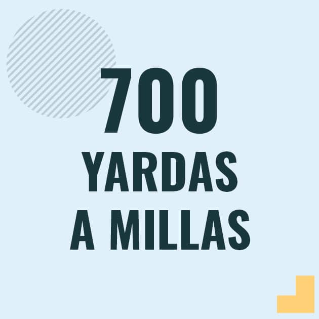 Conversión de 700 yardas a millas Profesor en pizarra explicando cuanto es 700 yardas en millas o como pasar de 700 yd a mi