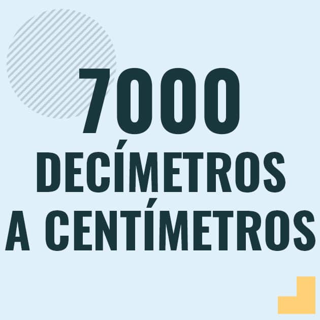 Profesor en pizarra explicando cuanto es 7000 decimetros en centimetros o como pasar de 7000 dm a cm