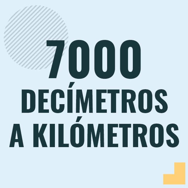Profesor en pizarra explicando cuanto es 7000 decimetros en kilometros o como pasar de 7000 dm a km