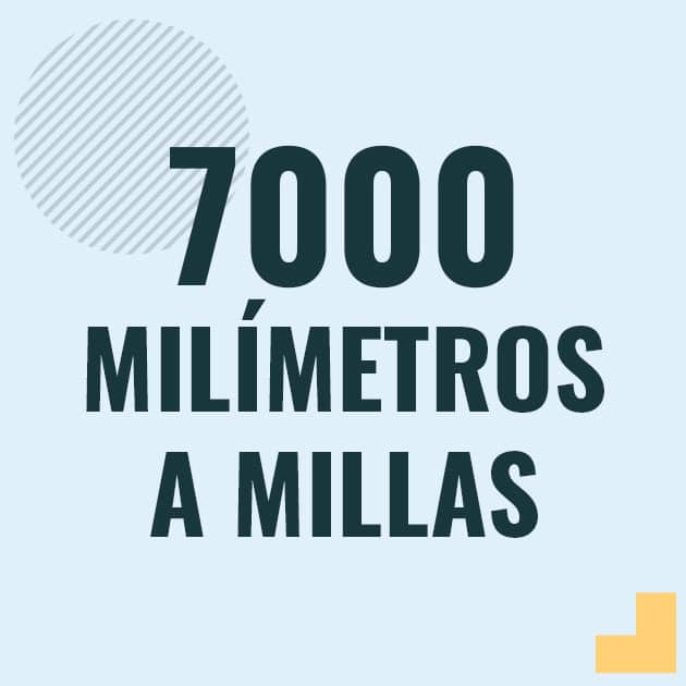 Conversión de 7000 milimetros a millas Profesor en pizarra explicando cuanto es 7000 milimetros en millas o como pasar de 7000 mm a mi