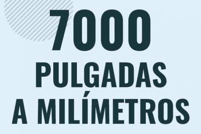 Profesor en pizarra explicando cuanto es 7000 pulgadas en milimetros o como pasar de 7000 in a mm