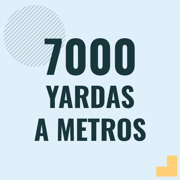 Conversión de 7000 yardas a metros Profesor en pizarra explicando cuanto es 7000 yardas en metros o como pasar de 7000 yd a m