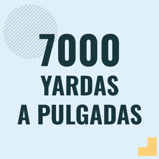 Conversión de 7000 yardas a pulgadas Profesor en pizarra explicando cuanto es 7000 yardas en pulgadas o como pasar de 7000 yd a in