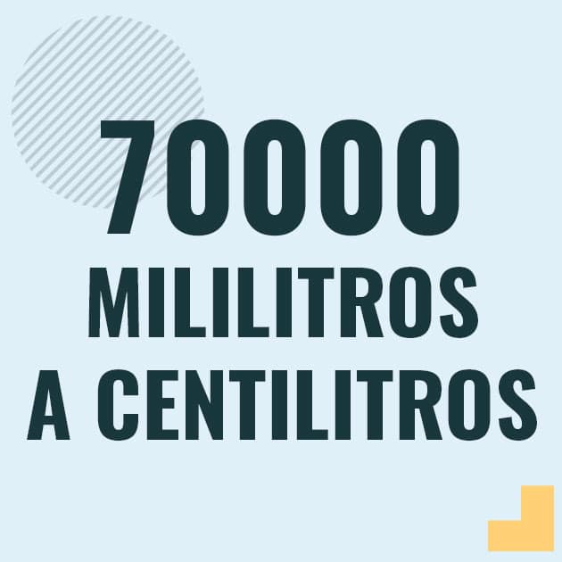 Profesor en pizarra explicando cuanto es 70000 mililitros en centilitros o como pasar de 70000 ml a cl