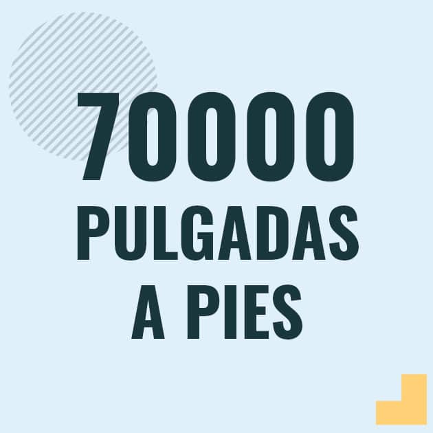 Conversión de 70000 pulgadas a pies Profesor en pizarra explicando cuanto es 70000 pulgadas en pies o como pasar de 70000 in a ft