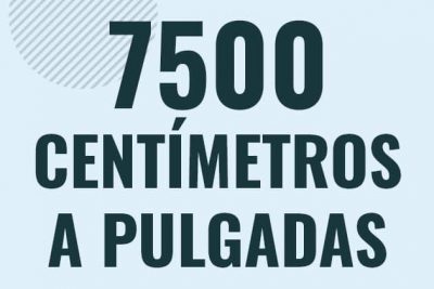 Profesor en pizarra explicando cuanto es 7500 centimetros en pulgadas o como pasar de 7500 cm a in