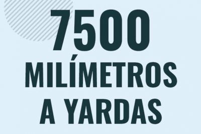 Profesor en pizarra explicando cuanto es 7500 milimetros en yardas o como pasar de 7500 mm a yd