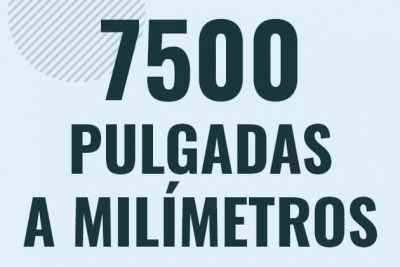 Profesor en pizarra explicando cuanto es 7500 pulgadas en milimetros o como pasar de 7500 in a mm