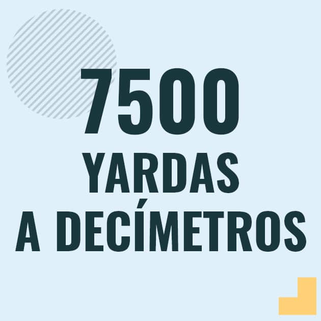 Conversión de 7500 yardas a decimetros Profesor en pizarra explicando cuanto es 7500 yardas en decimetros o como pasar de 7500 yd a dm