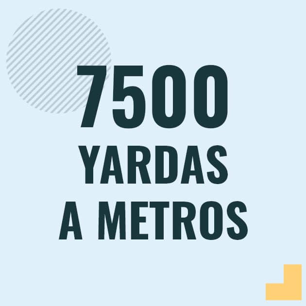 Conversión de 7500 yardas a metros Profesor en pizarra explicando cuanto es 7500 yardas en metros o como pasar de 7500 yd a m