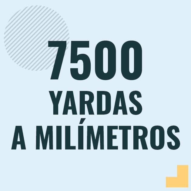 Conversión de 7500 yardas a milimetros Profesor en pizarra explicando cuanto es 7500 yardas en milimetros o como pasar de 7500 yd a mm