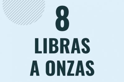 Profesor en pizarra explicando cuanto es 8 libras en onzas o como pasar de 8 lb a oz