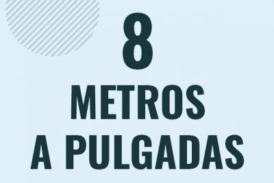 Profesor en pizarra explicando cuanto es 8 metros en pulgadas o como pasar de 8 m a in