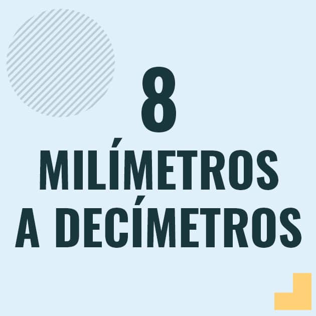 Profesor en pizarra explicando cuanto es 8 milimetros en decimetros o como pasar de 8 mm a dm