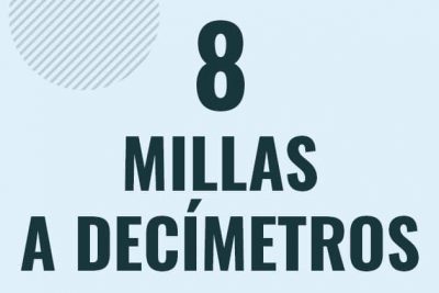 Profesor en pizarra explicando cuanto es 8 millas en decimetros o como pasar de 8 mi a dm