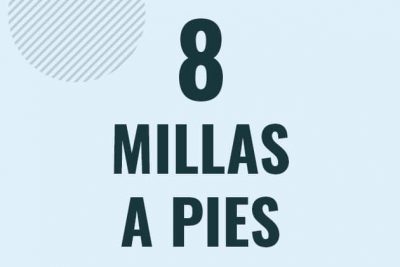Profesor en pizarra explicando cuanto es 8 millas en pies o como pasar de 8 mi a ft