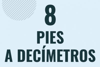 Profesor en pizarra explicando cuanto es 8 pies en decimetros o como pasar de 8 ft a dm