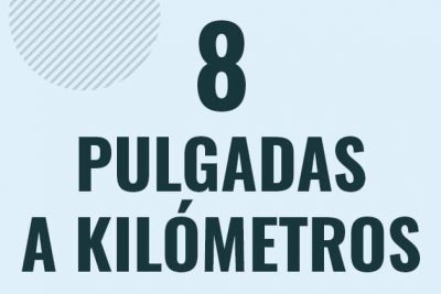 Profesor en pizarra explicando cuanto es 8 pulgadas en kilometros o como pasar de 8 in a km