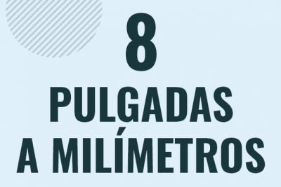Profesor en pizarra explicando cuanto es 8 pulgadas en milimetros o como pasar de 8 in a mm
