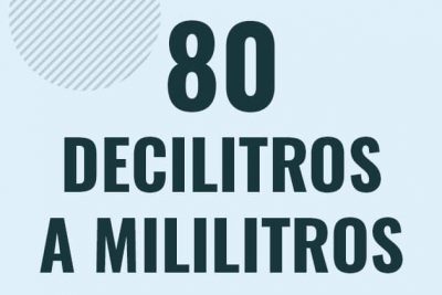 Profesor en pizarra explicando cuanto es 80 decilitros en mililitros o como pasar de 80 dl a ml
