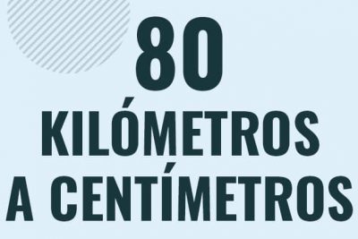 Profesor en pizarra explicando cuanto es 80 kilometros en centimetros o como pasar de 80 km a cm