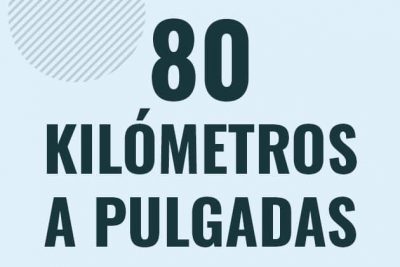 Profesor en pizarra explicando cuanto es 80 kilometros en pulgadas o como pasar de 80 km a in