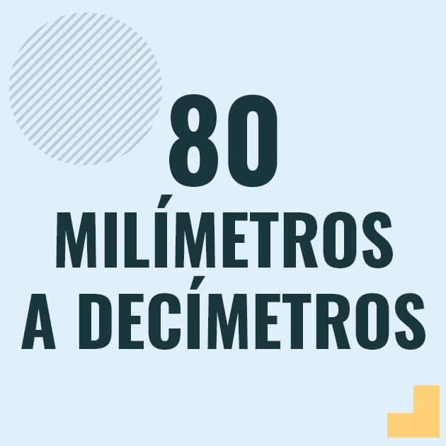 Conversión de 80 milimetros a decimetros Profesor en pizarra explicando cuanto es 80 milimetros en decimetros o como pasar de 80 mm a dm