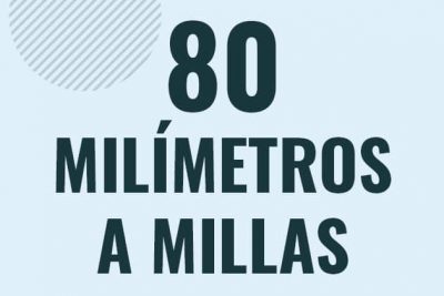 Profesor en pizarra explicando cuanto es 80 milimetros en millas o como pasar de 80 mm a mi