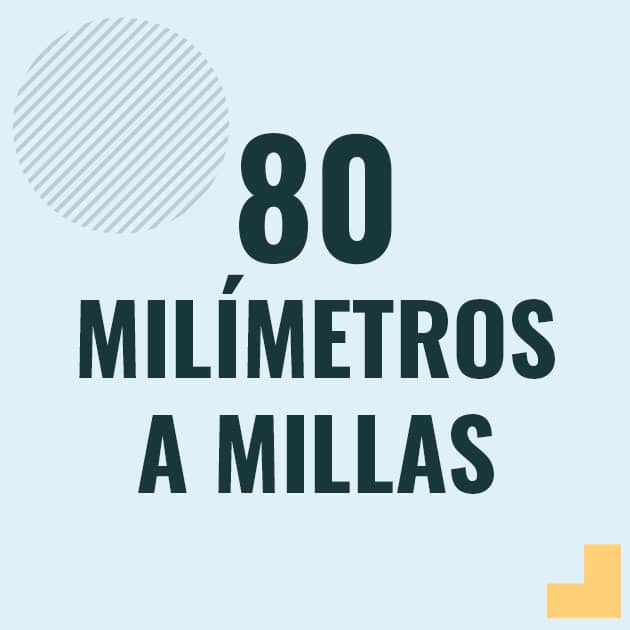 Conversión de 80 milimetros a millas Profesor en pizarra explicando cuanto es 80 milimetros en millas o como pasar de 80 mm a mi