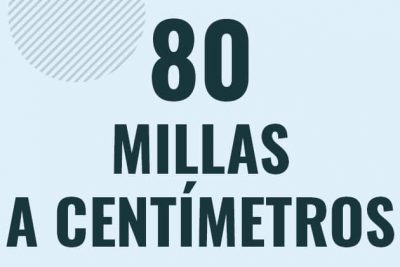 Profesor en pizarra explicando cuanto es 80 millas en centimetros o como pasar de 80 mi a cm