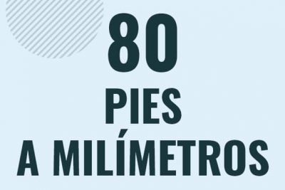Profesor en pizarra explicando cuanto es 80 pies en milimetros o como pasar de 80 ft a mm