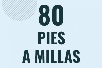 Profesor en pizarra explicando cuanto es 80 pies en millas o como pasar de 80 ft a mi