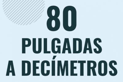 Profesor en pizarra explicando cuanto es 80 pulgadas en decimetros o como pasar de 80 in a dm
