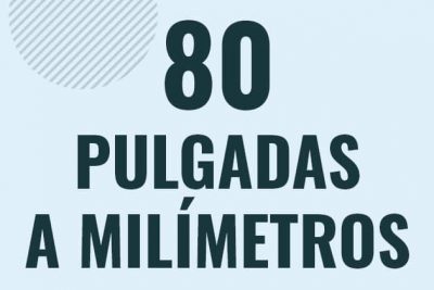 Profesor en pizarra explicando cuanto es 80 pulgadas en milimetros o como pasar de 80 in a mm