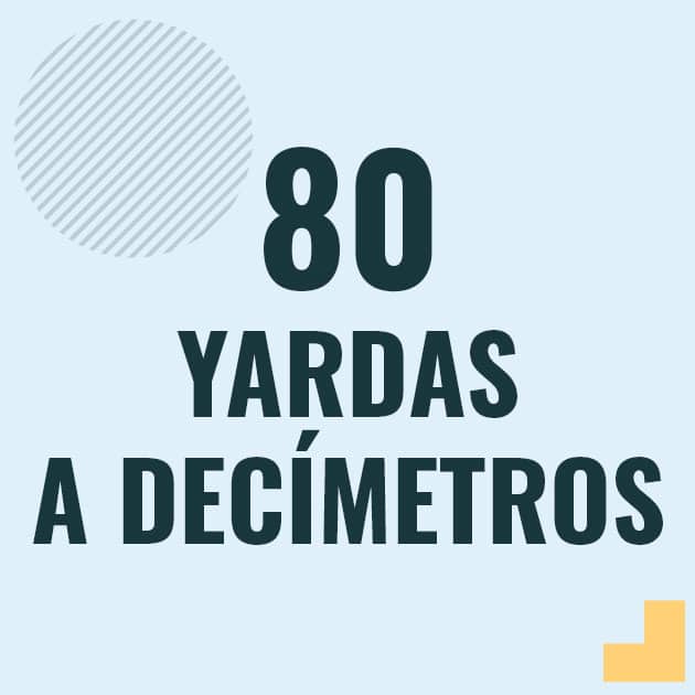 Conversión de 80 yardas a decimetros Profesor en pizarra explicando cuanto es 80 yardas en decimetros o como pasar de 80 yd a dm