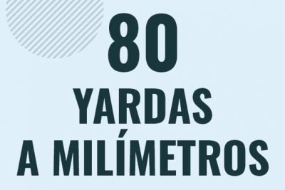 Profesor en pizarra explicando cuanto es 80 yardas en milimetros o como pasar de 80 yd a mm